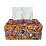 Australian Animals Pattern Print Rectangle Tissue Box Cover