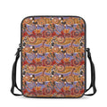 Australian Animals Pattern Print Rectangular Crossbody Bag