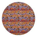 Australian Animals Pattern Print Round Blanket