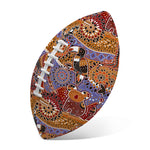 Australian Animals Pattern Print Rugby Ball