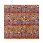 Australian Animals Pattern Print Silk Bandana