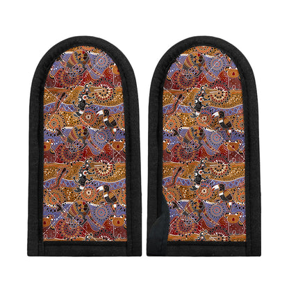 Australian Animals Pattern Print Skillet Handle Cover