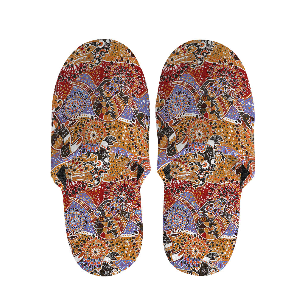 Australian Animals Pattern Print Slippers