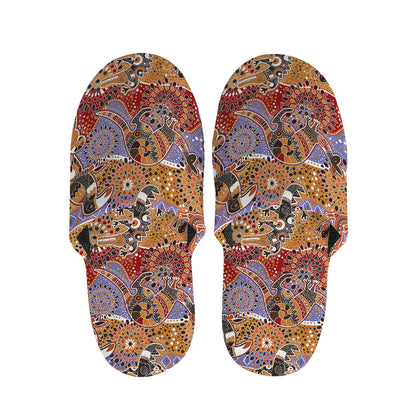 Australian Animals Pattern Print Slippers