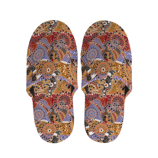 Australian Animals Pattern Print Slippers