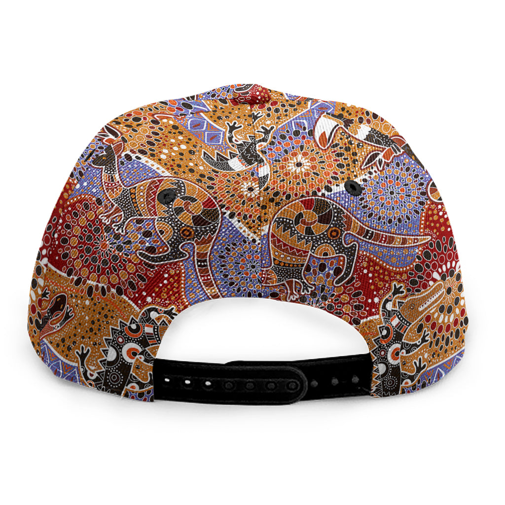 Australian Animals Pattern Print Snapback Cap