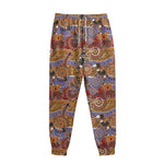 Australian Animals Pattern Print Sweatpants