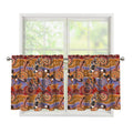 Australian Animals Pattern Print Tier Curtains