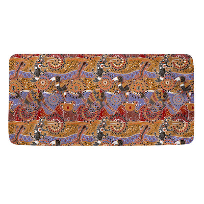 Australian Animals Pattern Print Towel