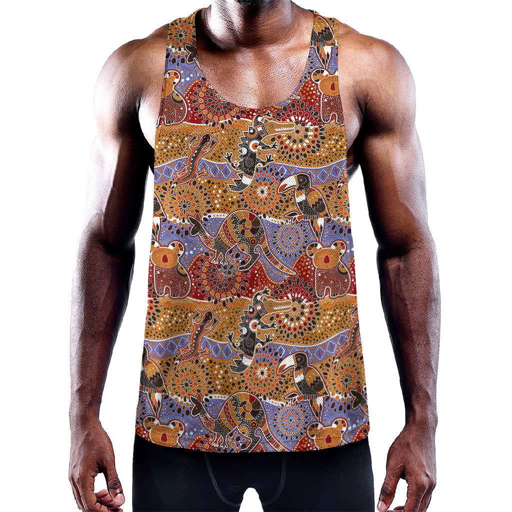 Australian Animals Pattern Print Training Tank Top