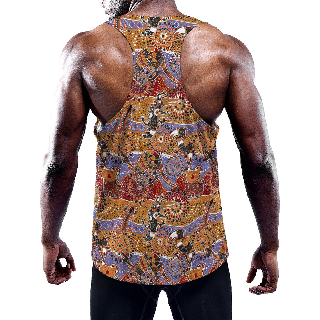 Australian Animals Pattern Print Training Tank Top