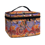 Australian Animals Pattern Print Travel Makeup Bag