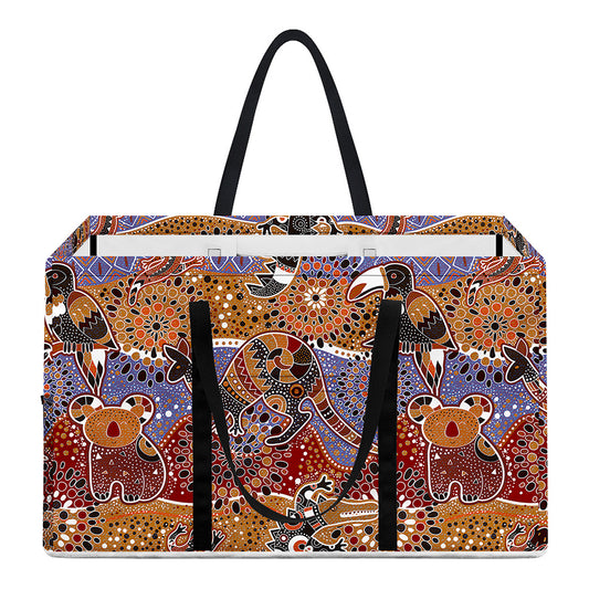Australian Animals Pattern Print Utility Tote Bag
