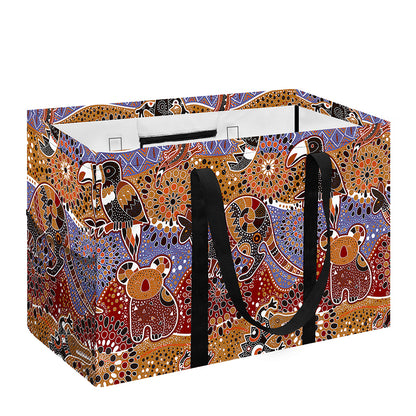 Australian Animals Pattern Print Utility Tote Bag
