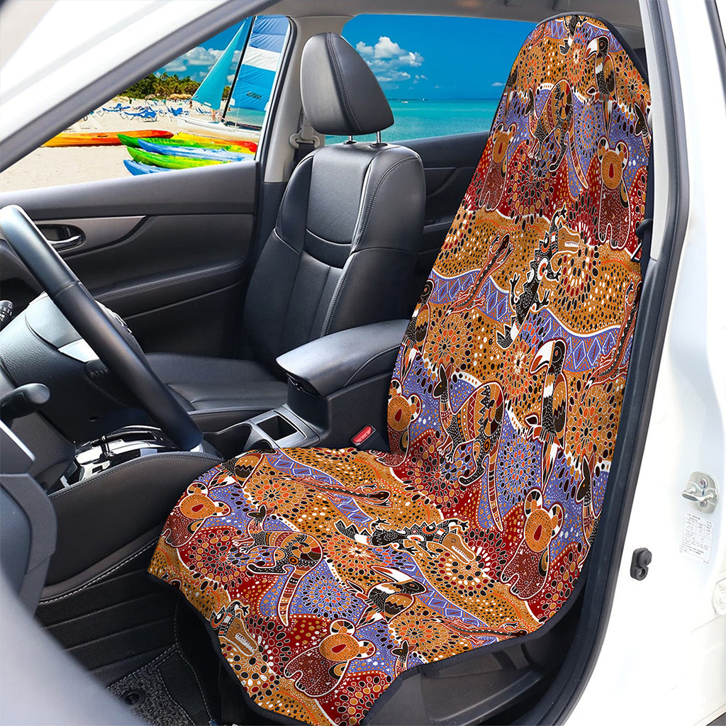 Australian Animals Pattern Print Waterproof Car Seat Cover