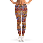 Australian Animals Pattern Print Women's Leggings