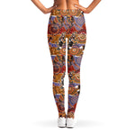 Australian Animals Pattern Print Women's Leggings