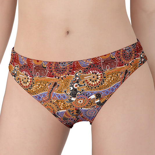 Australian Animals Pattern Print Women's Panties