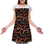 Australian Boomerang Pattern Print Adjustable Apron