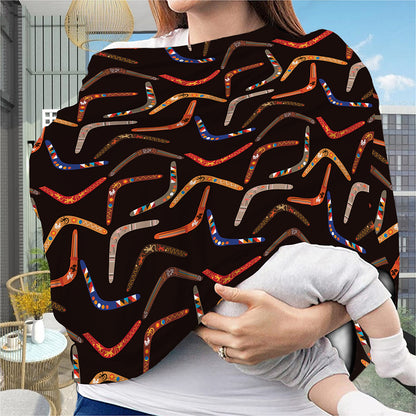 Australian Boomerang Pattern Print Baby Seat Cover