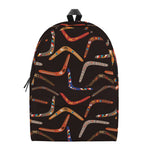 Australian Boomerang Pattern Print Backpack