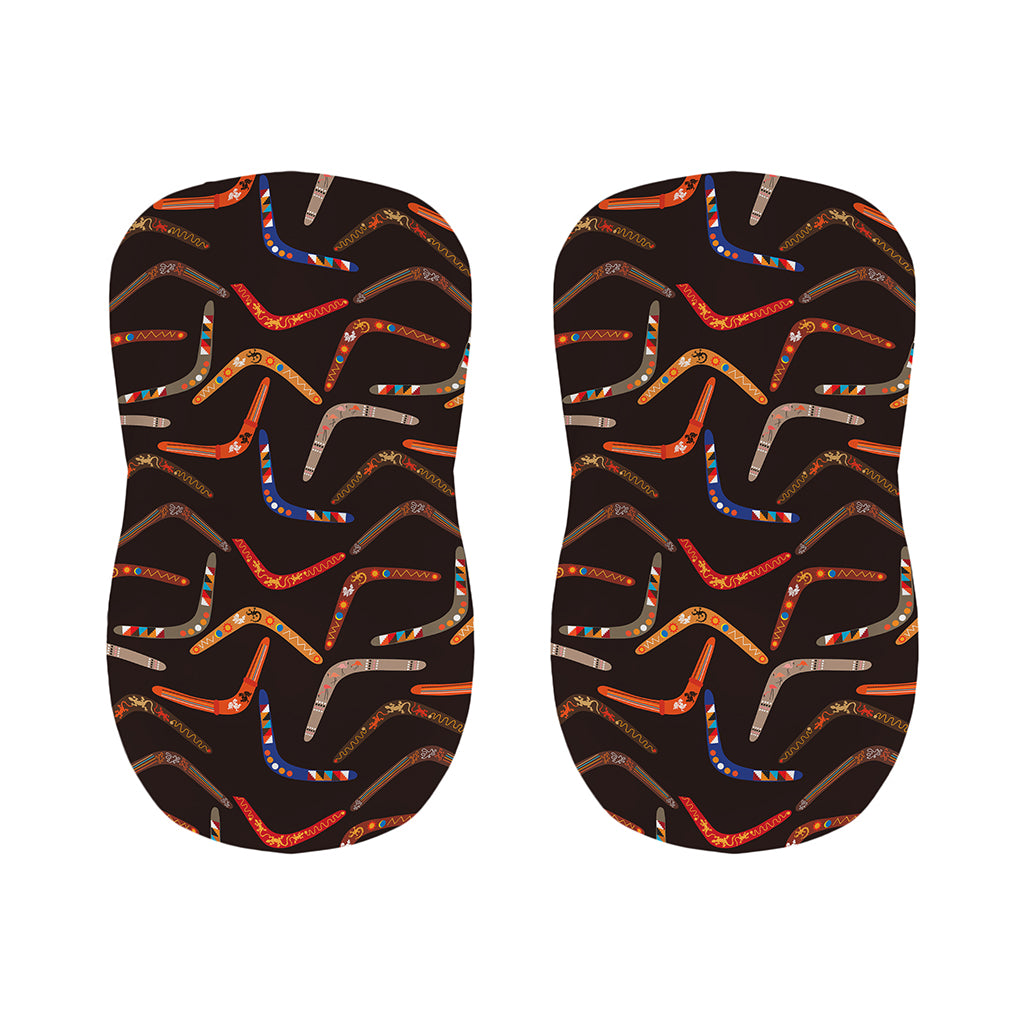 Australian Boomerang Pattern Print Bar Stool Covers