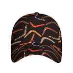 Australian Boomerang Pattern Print Baseball Cap