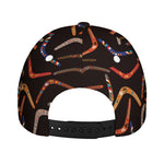 Australian Boomerang Pattern Print Baseball Cap