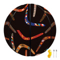Australian Boomerang Pattern Print Basketball