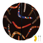 Australian Boomerang Pattern Print Basketball