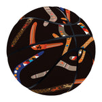 Australian Boomerang Pattern Print Basketball