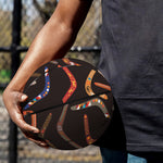 Australian Boomerang Pattern Print Basketball