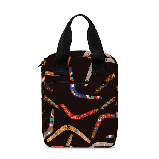 Australian Boomerang Pattern Print Bible Tote Bag