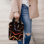 Australian Boomerang Pattern Print Bible Tote Bag