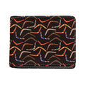 Australian Boomerang Pattern Print Bifold Wallet