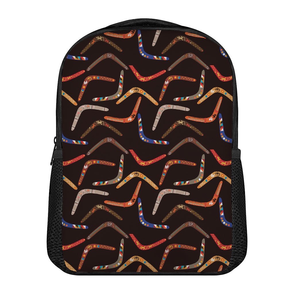 Australian Boomerang Pattern Print Casual Backpack