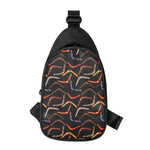 Australian Boomerang Pattern Print Chest Bag
