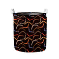 Australian Boomerang Pattern Print Collapsible Laundry Basket