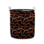 Australian Boomerang Pattern Print Collapsible Laundry Basket