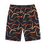 Australian Boomerang Pattern Print Cotton Shorts
