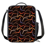 Australian Boomerang Pattern Print Crossbody Lunch Bag