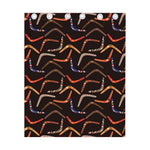 Australian Boomerang Pattern Print Curtain