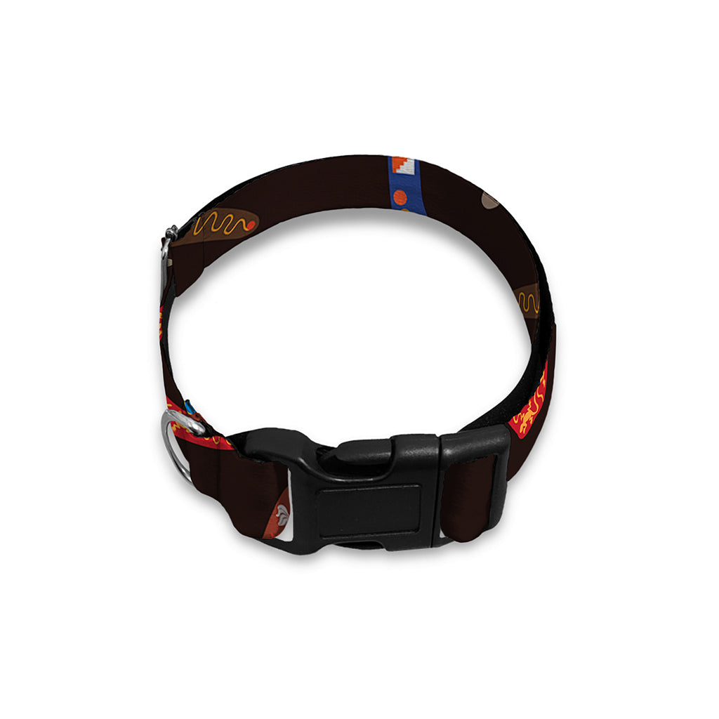 Australian Boomerang Pattern Print Dog Collar