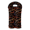 Australian Boomerang Pattern Print Double Neoprene Wine Tote