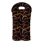 Australian Boomerang Pattern Print Double Neoprene Wine Tote