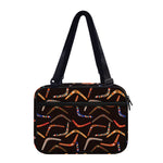 Australian Boomerang Pattern Print Double Strap Bible Bag