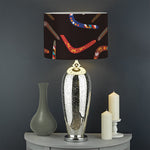 Australian Boomerang Pattern Print Drum Lamp Shade