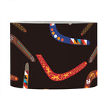 Australian Boomerang Pattern Print Drum Lamp Shade