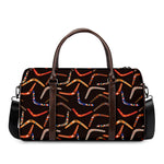Australian Boomerang Pattern Print Duffle Bag