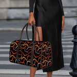 Australian Boomerang Pattern Print Duffle Bag